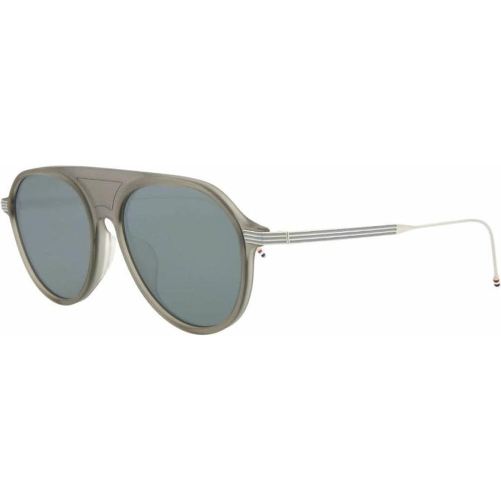 Unisex Sunglasses Thom Browne TB-809-B-GRY-SLV-55-AF Ø 55 mm-0
