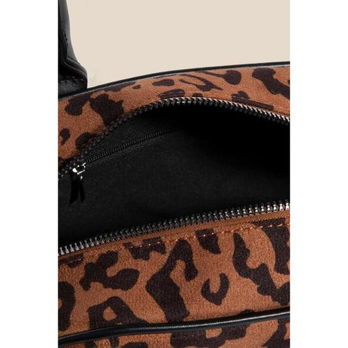 Load image into Gallery viewer, Fame Faux Leather Handle Boxy Handbag - A Luxurious Essential
