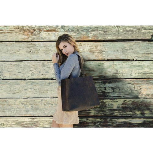 Load image into Gallery viewer, Raw Edge Tote - Exquisite Luxury Handbag
