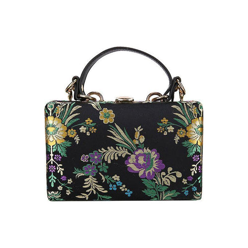 Load image into Gallery viewer, Elegant Blooms Flower Clutch Evening Bag
