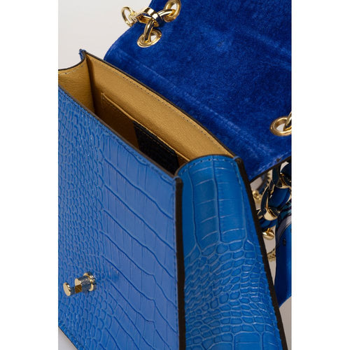 Load image into Gallery viewer, AYLA BLACK: Exquisite Crocco Embossed Calfskin Handbag
