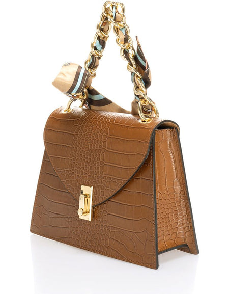 1017 COGNAC Exquisite Designer Handbag