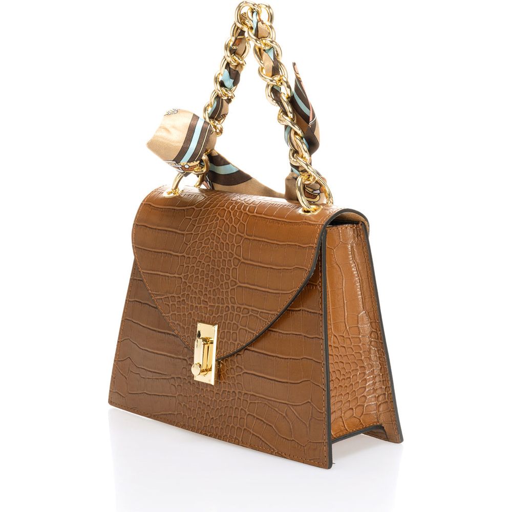 1017 COGNAC Exquisite Designer Handbag