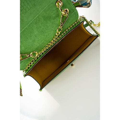 Load image into Gallery viewer, AYLA BLUETTE - Exquisite Quilted Crocco Embossed Calfskin Handbag
