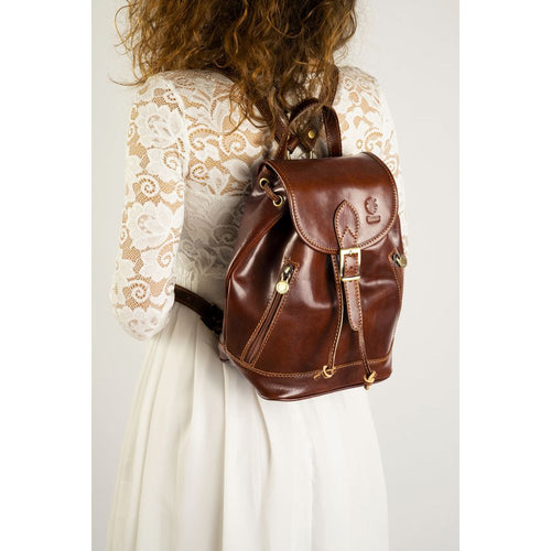 Load image into Gallery viewer, 1018 Brown Bag - A Designer Italian Handbag
