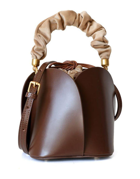 Designer Handbag - Flower Bucket Style for Daily Elegance