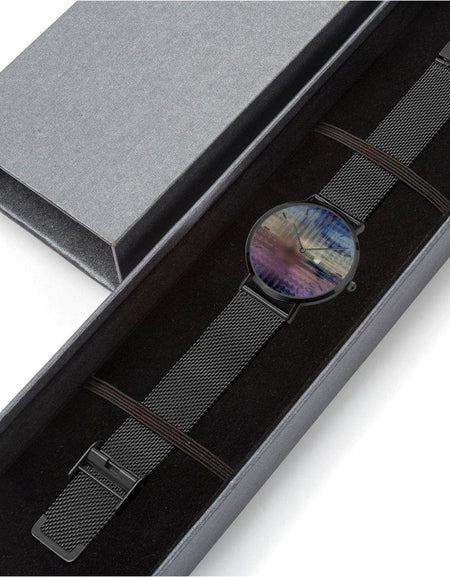 Jacki Easlick Iridescence Stainless Steel Perpetual Calendar Quartz Watch