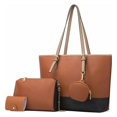 Load image into Gallery viewer, Luxurio Women&#39;s Fashion Handbag Set of Four Pieces
