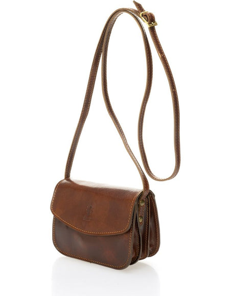Designer Italian Handbag - 1045 Brown