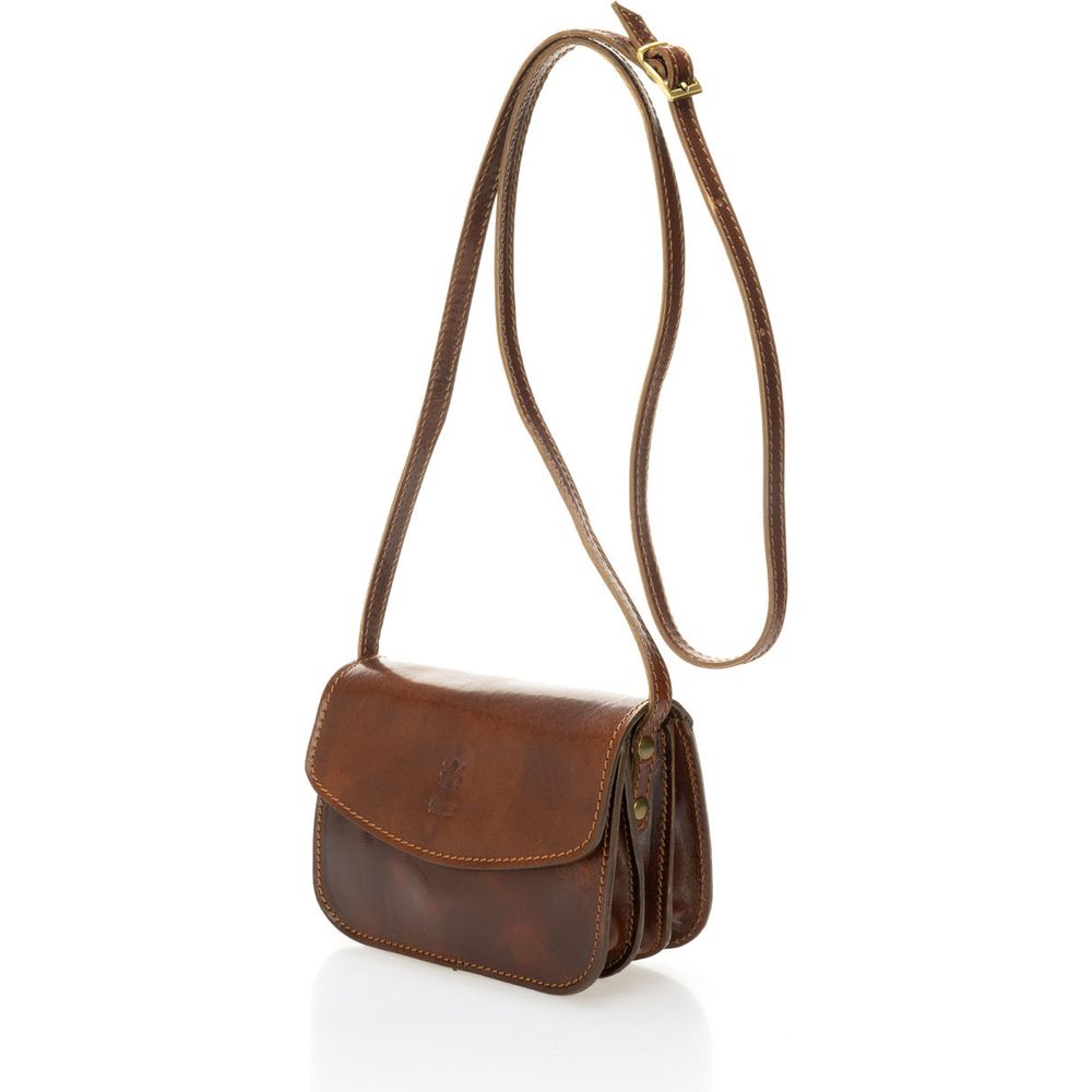 Designer Italian Handbag - 1045 Brown