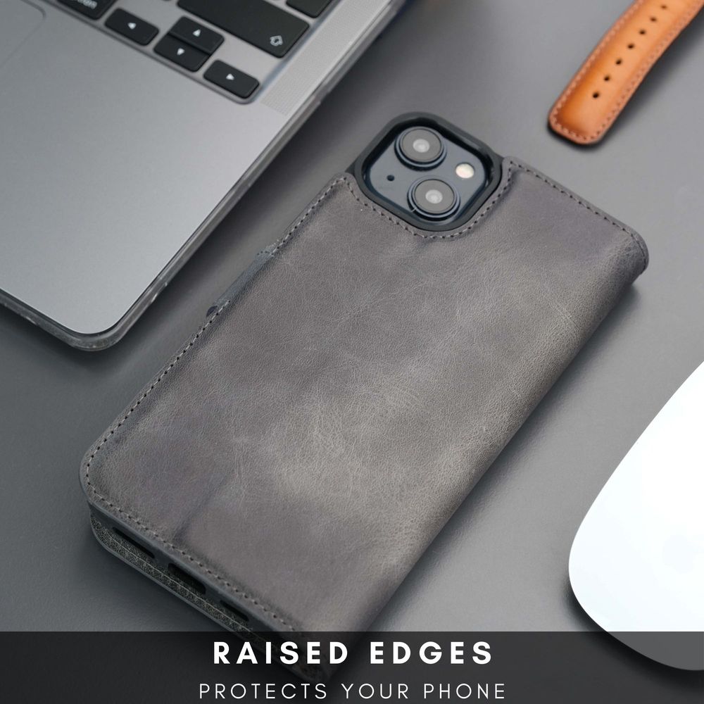 Casper Leather iPhone 15 Plus Wallet Case | MagSafe-42