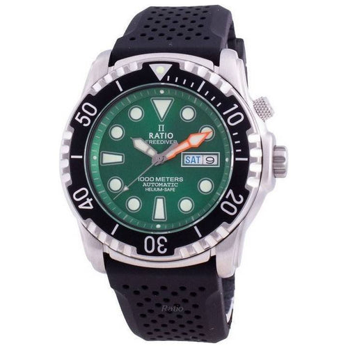 Load image into Gallery viewer, Ratio FreeDiver Helium-Safe 1000M Sapphire Automatic Men&#39;s Watch
