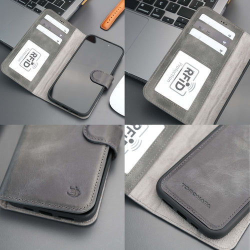 Load image into Gallery viewer, Casper Leather iPhone 15 Plus Wallet Case | MagSafe-45
