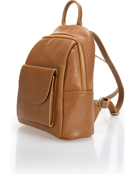 1105-COGNAC Designer Italian Handbag - A Timeless Luxury Statement