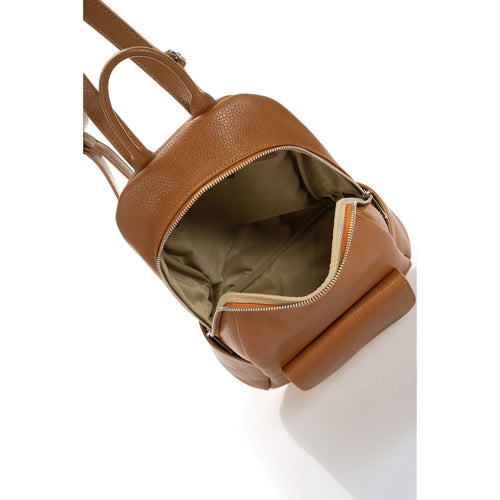 Load image into Gallery viewer, 1105-COGNAC Designer Italian Handbag - A Timeless Luxury Statement
