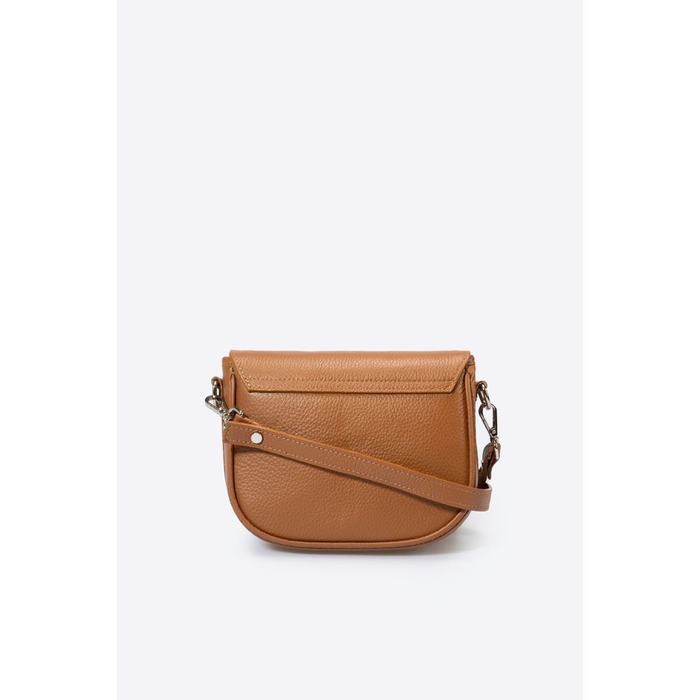 BELA BLACK+COGNAC Women's Designer Shoulder Bag