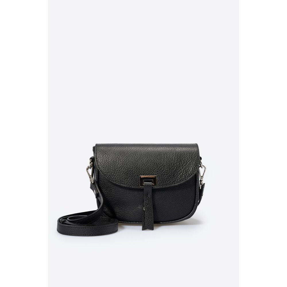 BELA BLACK+COGNAC Women's Designer Shoulder Bag