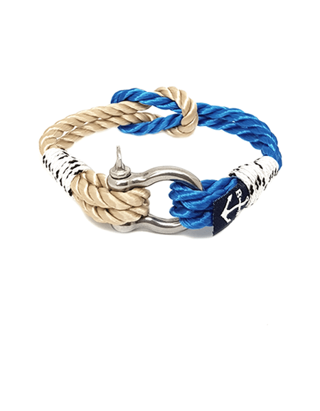 Classic Rope and Royal Blue Nautical Bracelet-0