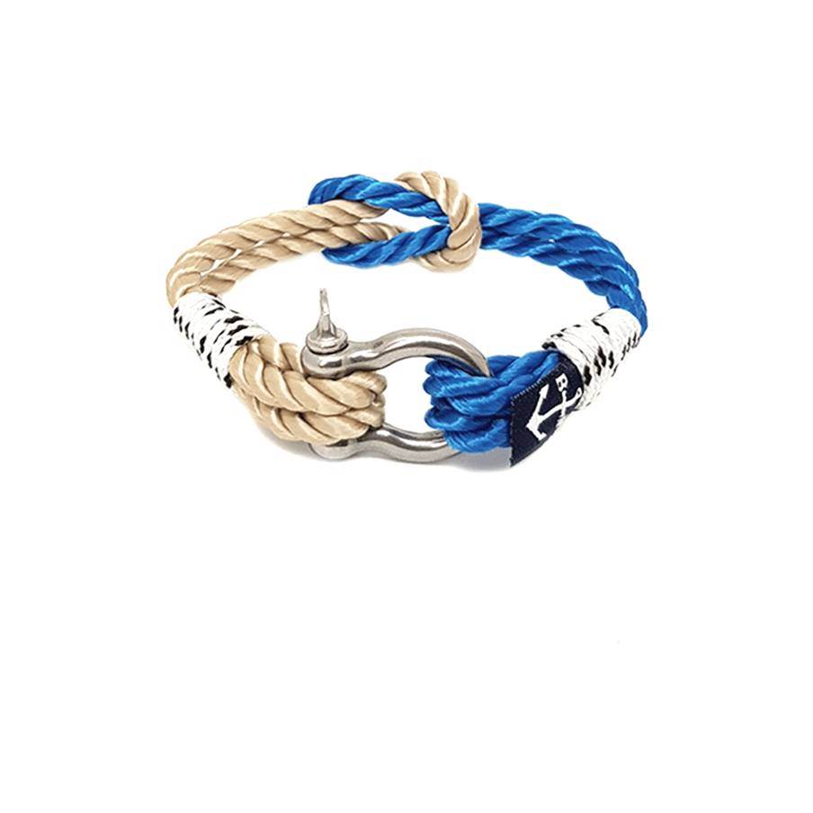 Classic Rope and Royal Blue Nautical Bracelet-0