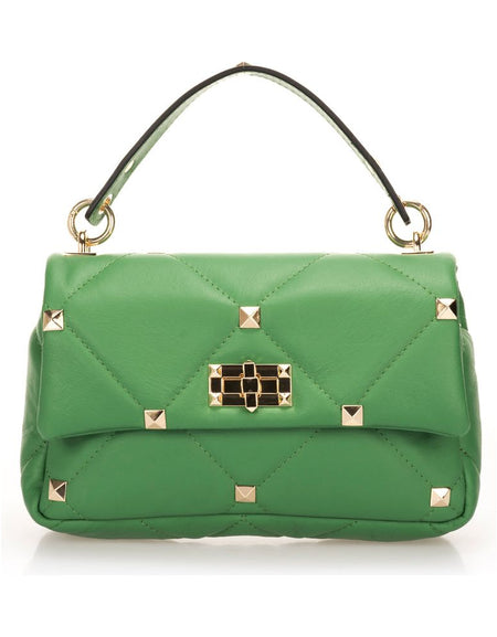 KYLIE APPLE Luxury Quilted Leather Handbag