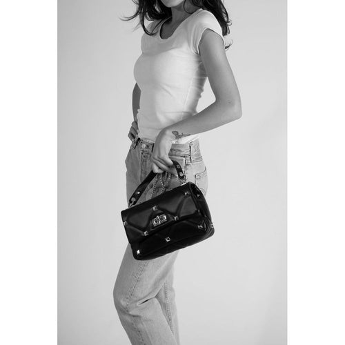 Load image into Gallery viewer, KYLIE BLACK: A Luxurious Quilted Leather Handbag
