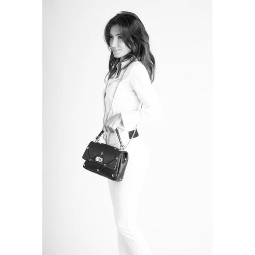 Load image into Gallery viewer, KYLIE BLACK: A Luxurious Quilted Leather Handbag
