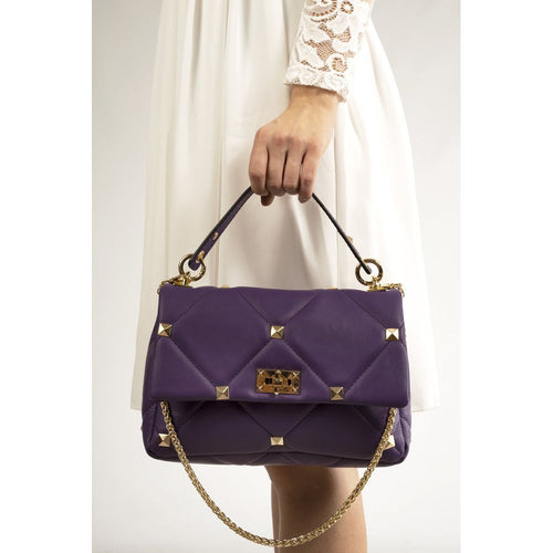 Load image into Gallery viewer, KYLIE FUXIA - Exquisite Quilted Leather Handbag
