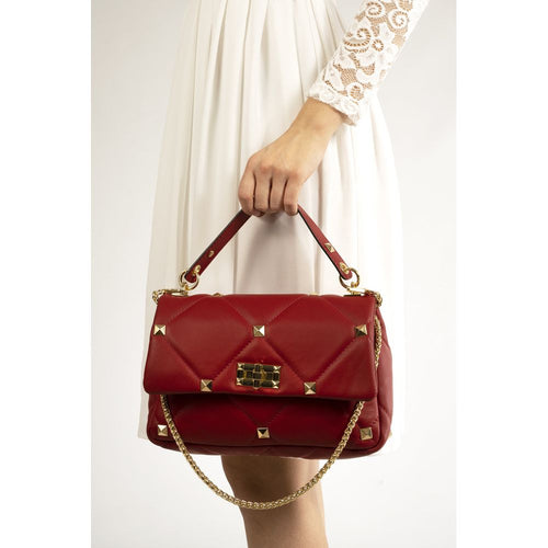 Load image into Gallery viewer, KYLIE FUXIA - Exquisite Quilted Leather Handbag
