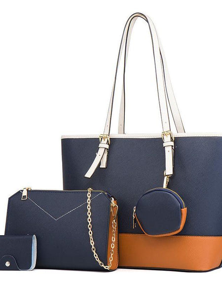 Luxurio Women's Fashion Handbag Set of Four Pieces