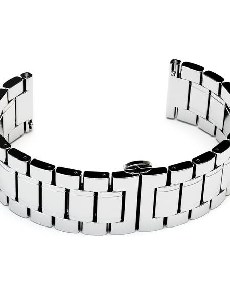 Silver Gloss Link Bracelet