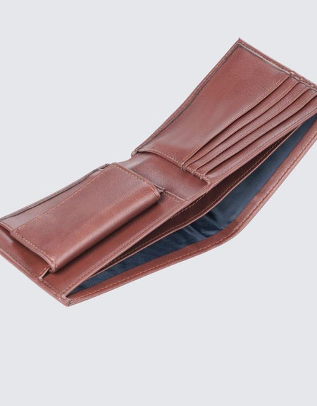 JP Men's Vegan Wallet I Brown-1
