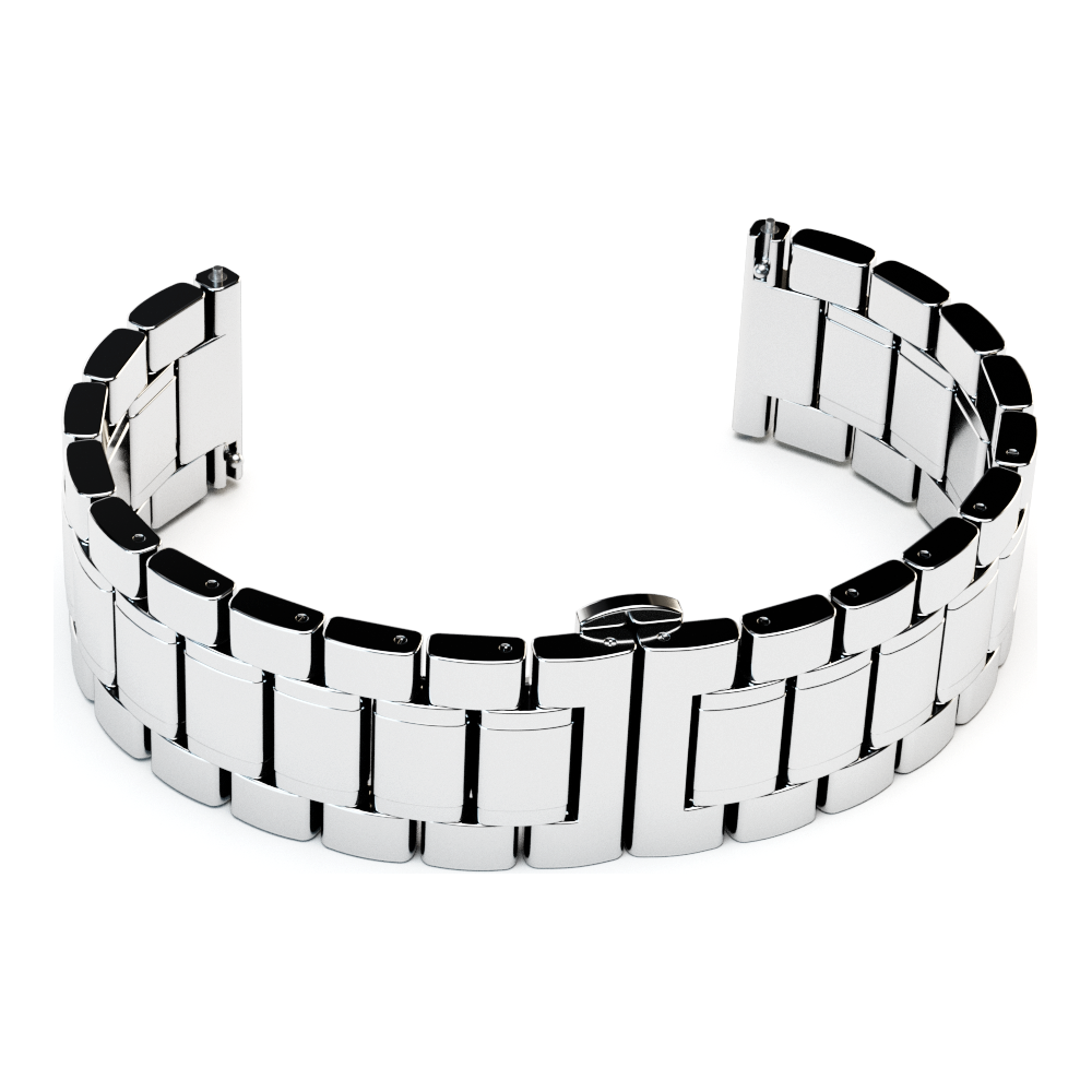 Silver Gloss Link Bracelet