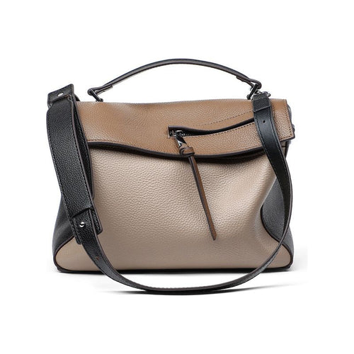 Load image into Gallery viewer, Genuine leather bag for female bag shoulder bag large capacity with
