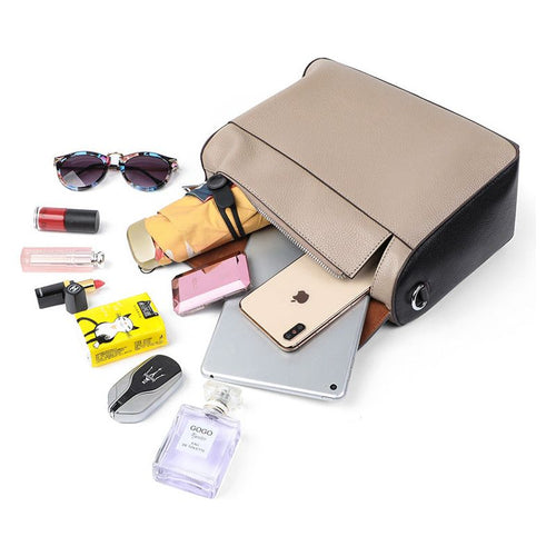 Load image into Gallery viewer, Genuine leather bag for female bag shoulder bag large capacity with
