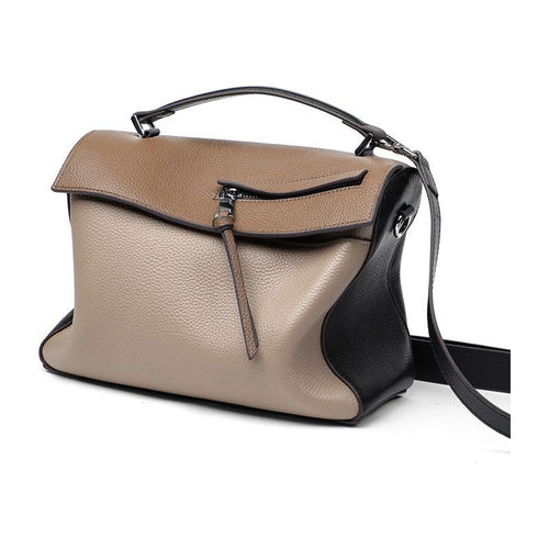 Load image into Gallery viewer, Genuine leather bag for female bag shoulder bag large capacity with

