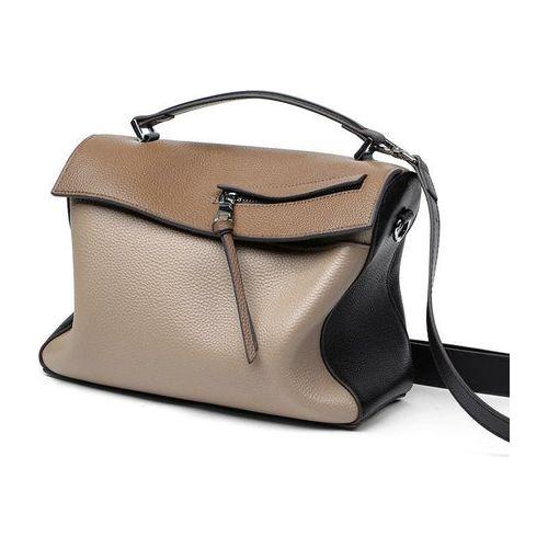 Genuine Leather Luxe Shoulder Bag - Style 7407