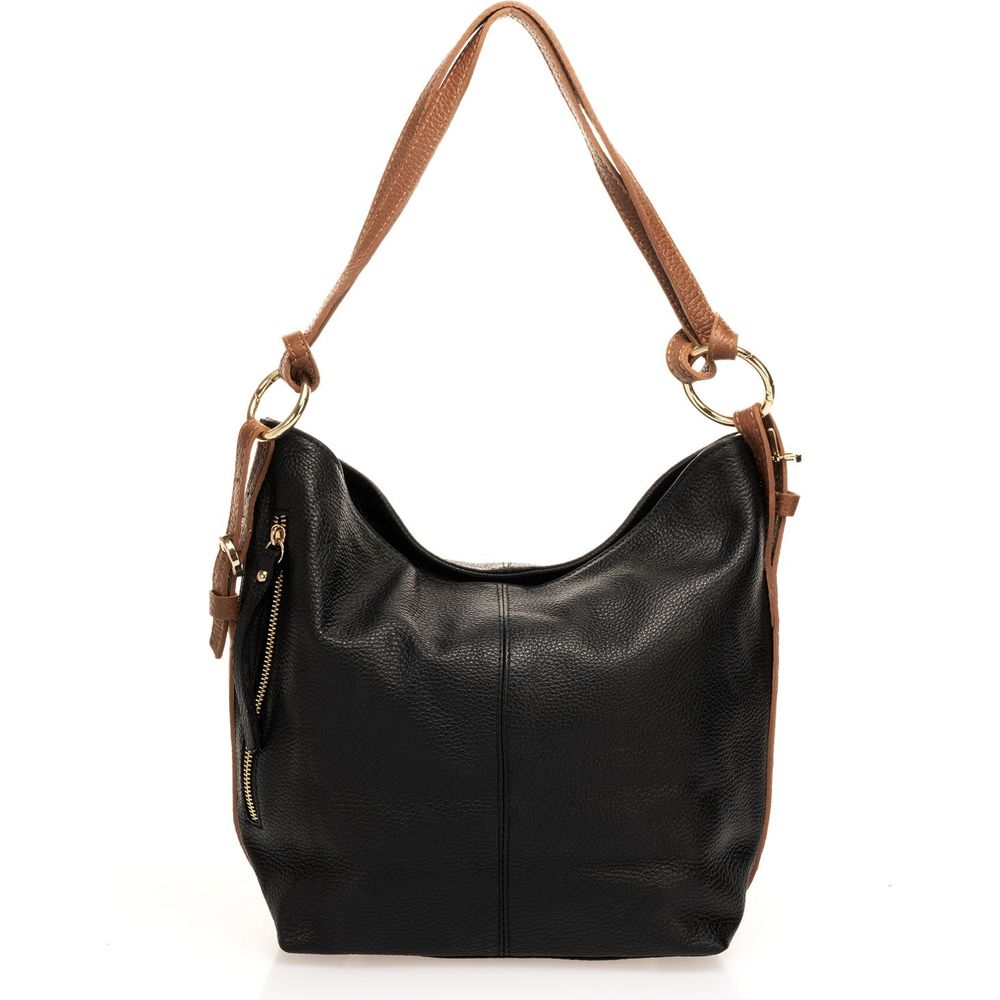 Designer Italian Handbag - 1247 BLACK