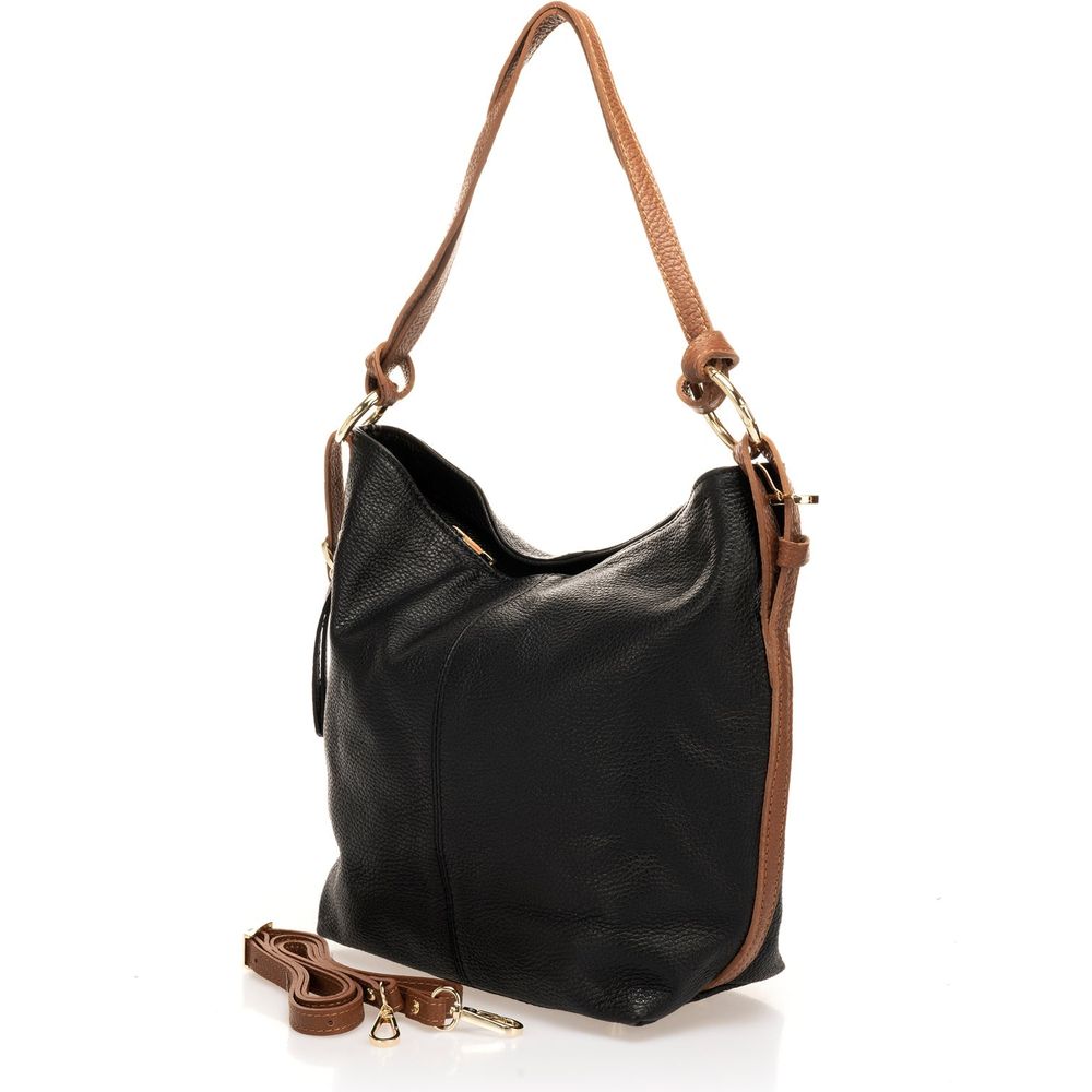 Designer Italian Handbag - 1247 BLACK