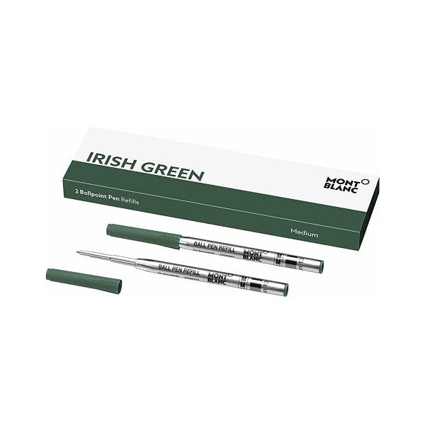 MONTBLANC Mod. IRISH GREEN -  BALLPOINT PEN REFILLS - MEDIUM - 2 PCS-0