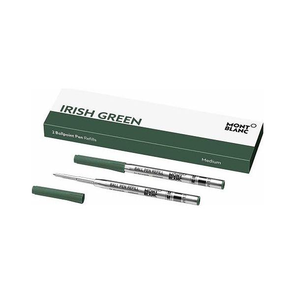 MONTBLANC Mod. IRISH GREEN- REFILLS BALL PEN - MEDIUM - 2 PCS-0