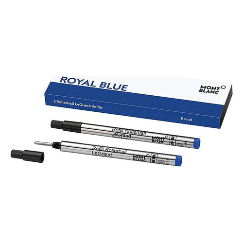 Load image into Gallery viewer, MONTBLANC Mod. ROLLERBALL LEGRAND REFILLS - Broad - ROYAL BLUE-0
