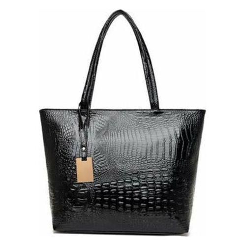 Elegance Unleashed: Solid Color Plain Large Capacity Handbag for Ladies