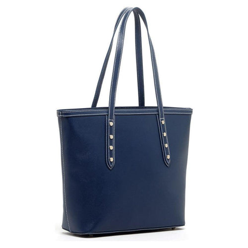 Load image into Gallery viewer, Ludlow Blue Leather Shoulder Bag
