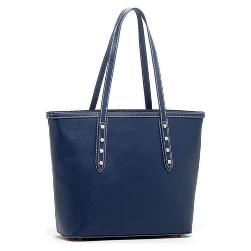 Load image into Gallery viewer, Ludlow Blue Leather Shoulder Bag
