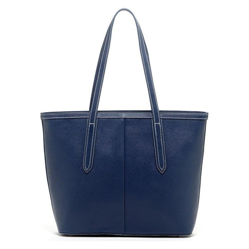 Load image into Gallery viewer, Ludlow Blue Leather Shoulder Bag
