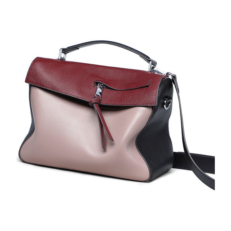 Genuine leather bag for female bag shoulder bag large capacity with