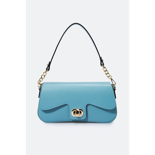 Load image into Gallery viewer, ALMA AZZURRO Baguette Bag in Grain Leather
