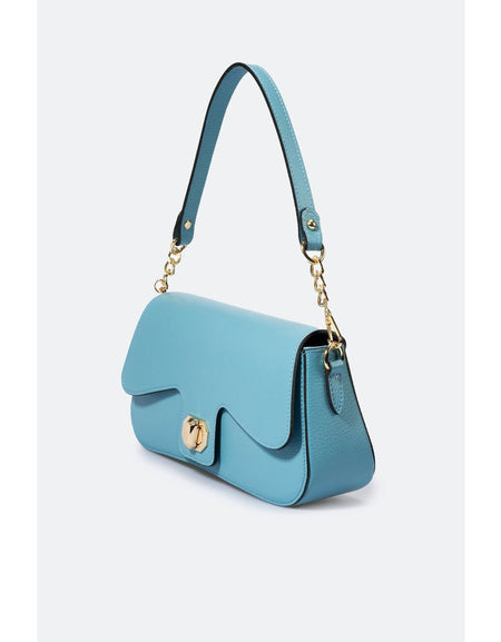 ALMA AZZURRO Baguette Bag in Grain Leather