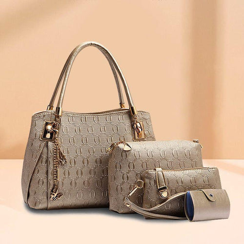 Load image into Gallery viewer, Elegant Luxe Three-Piece Female Fashion Handbag for Daily Occasions
