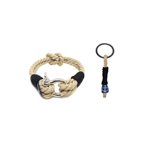 Load image into Gallery viewer, Classic Rope Nautical Bracelet &amp; Keychain-0
